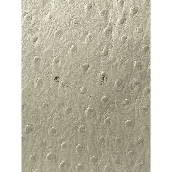 Kate Spade Cream Wellesley Ostrich Embossed‎ Leather Tote Shoulder Handbag Purse - Picture 9 of 12